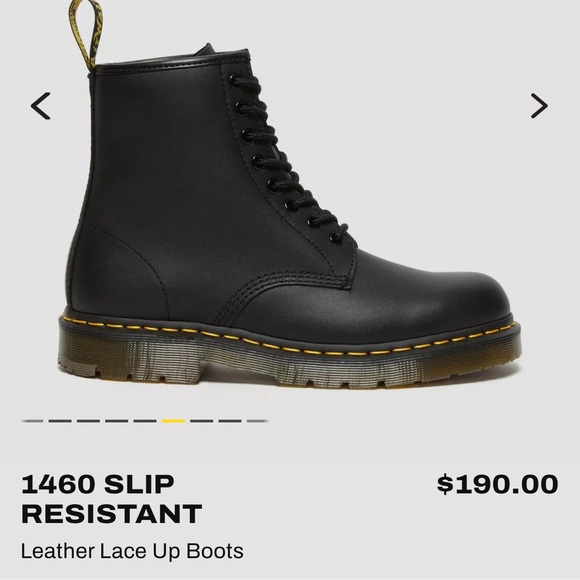 Dr. Martens Other - Dr. Martens AirWair Black Leather Cushion Sole Boots